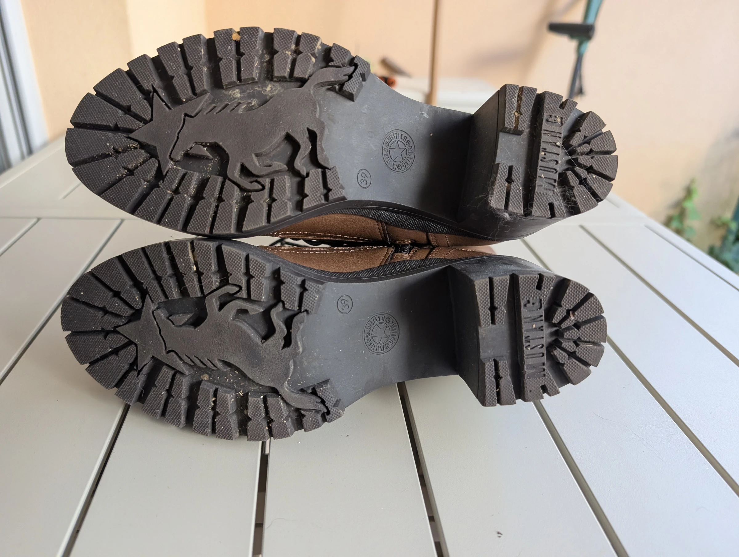 Botines Mustang marrones con tacón – Talla 39 – photo 5